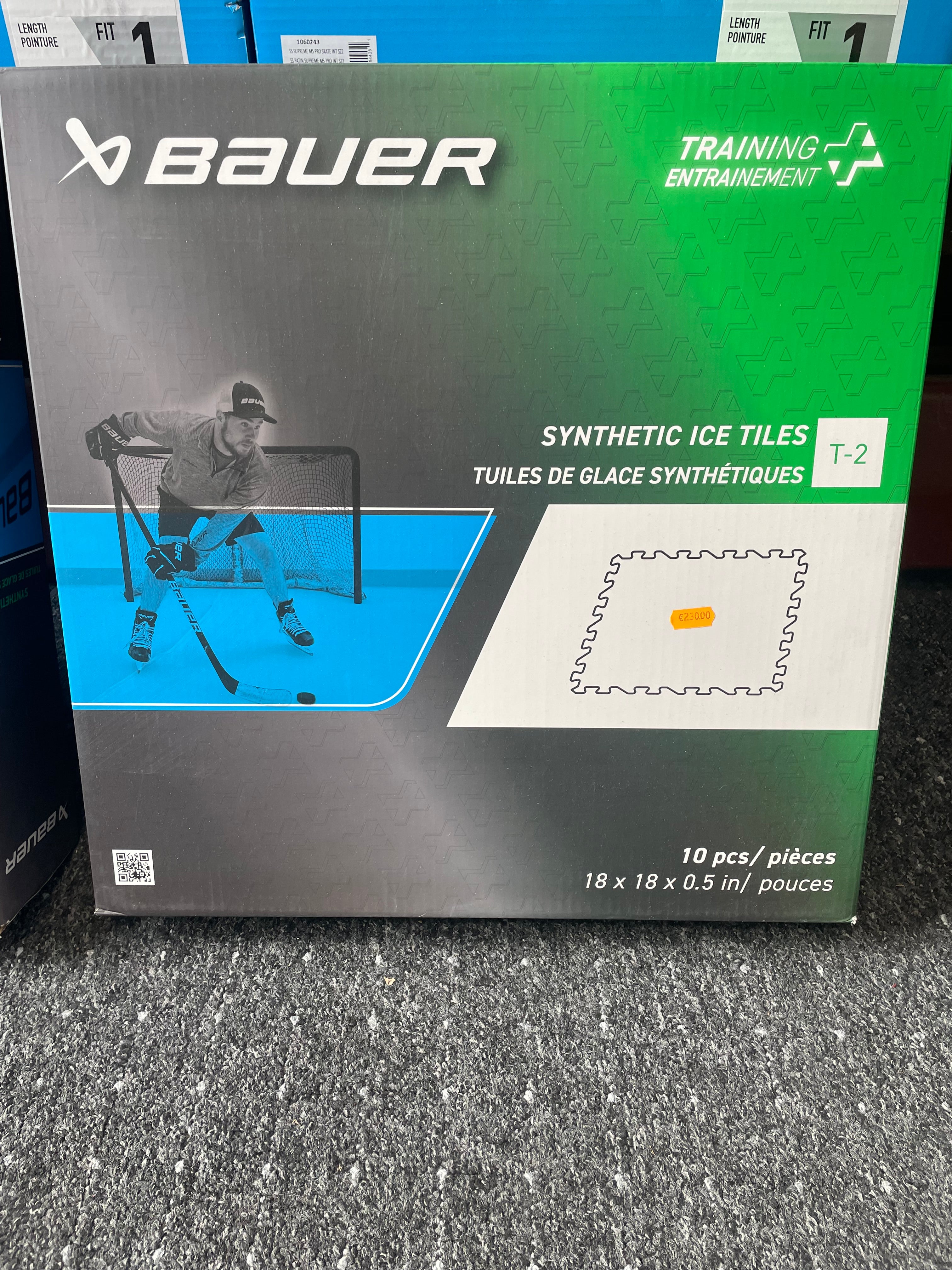 BAUER SYNTHETIC ICE TILES - 10 PACK